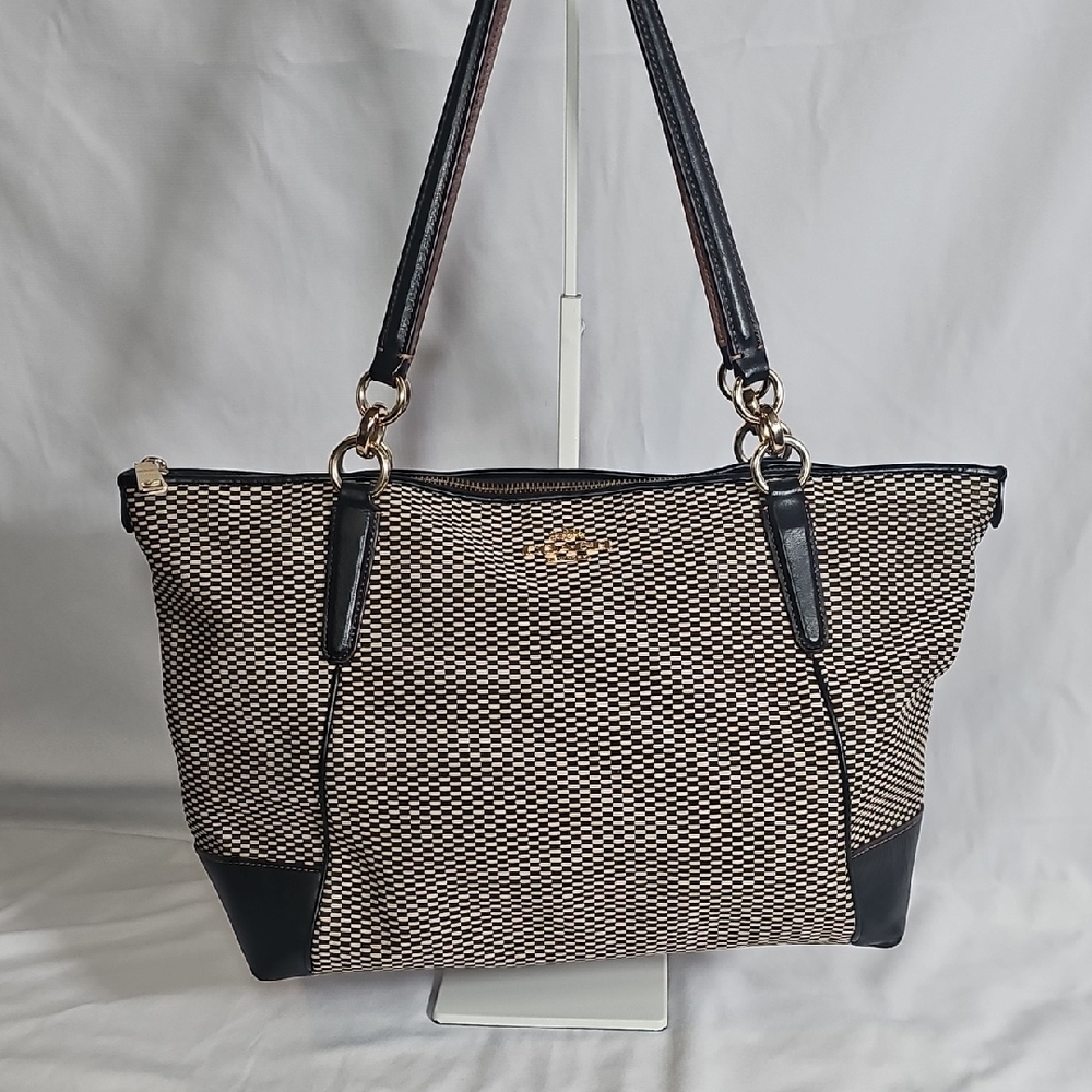 Coach Ava Tote Legacy Jacquard